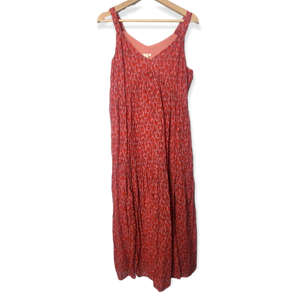 Joie Bondi Animal Print Midi Dress in Tea Rose - Picture 5 of 10